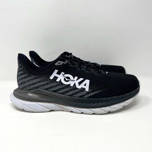 Hoka One One Womens Mach 5 Black Running Shoes Size 9 Wide